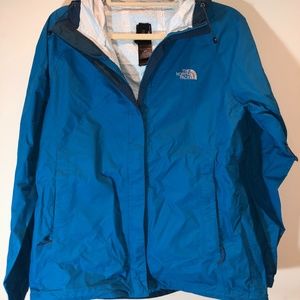 The North Face Blue Rain Jacket